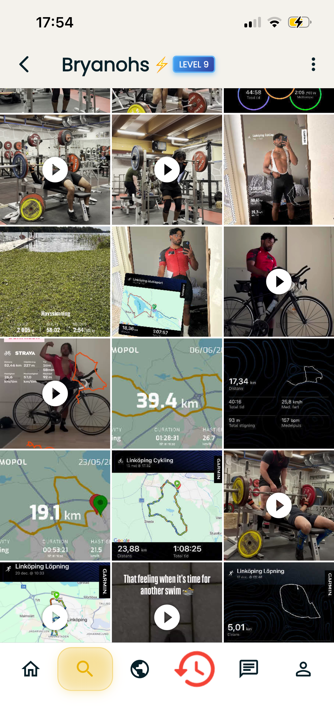 Create Fitness Profile