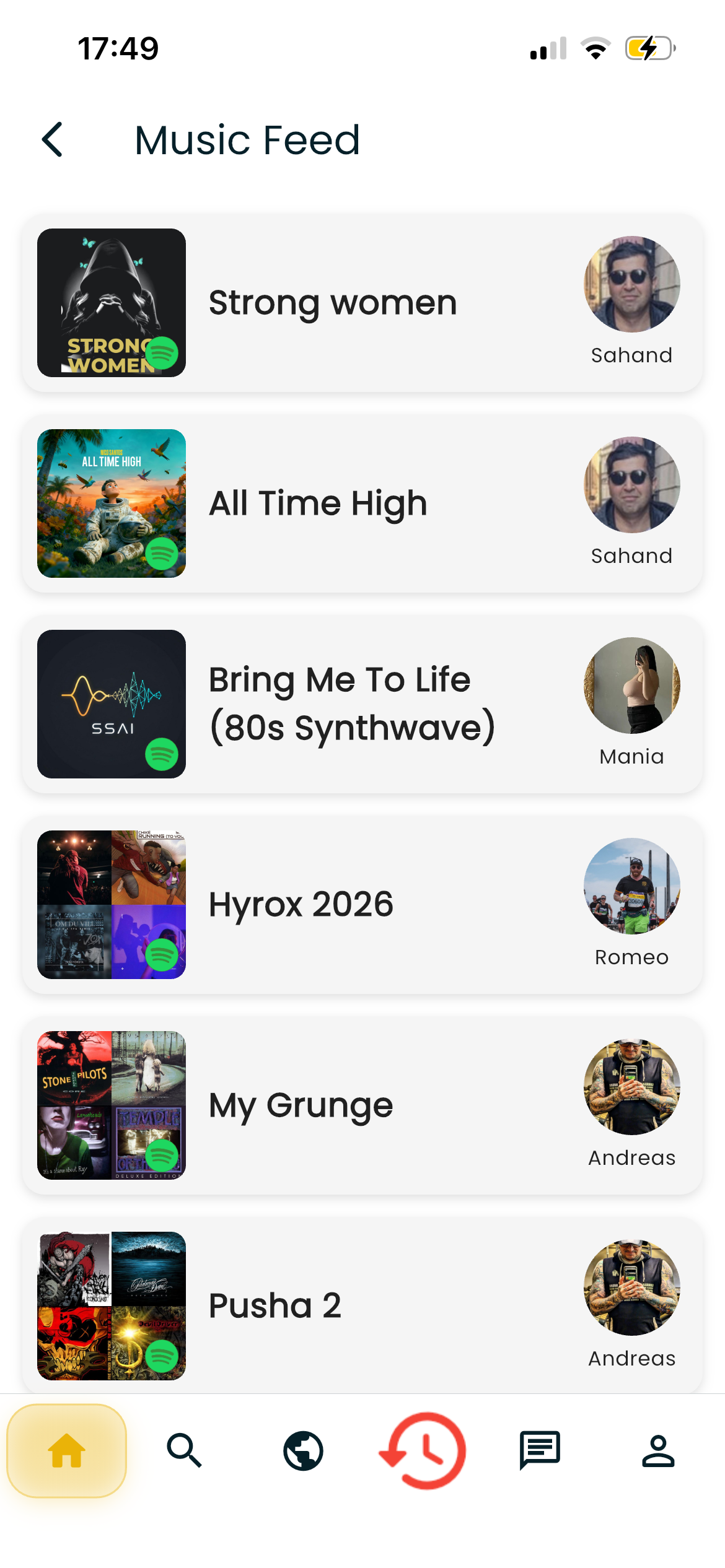 Discover Training Music